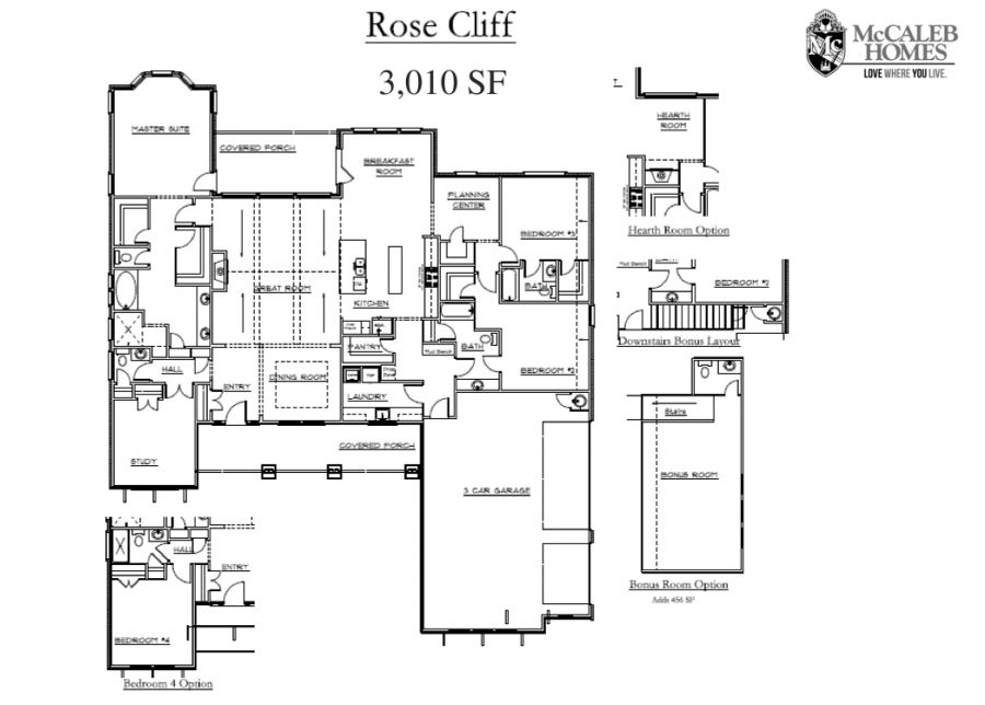House Plans Rose Cliff Collection In The Falls Edmond Ok